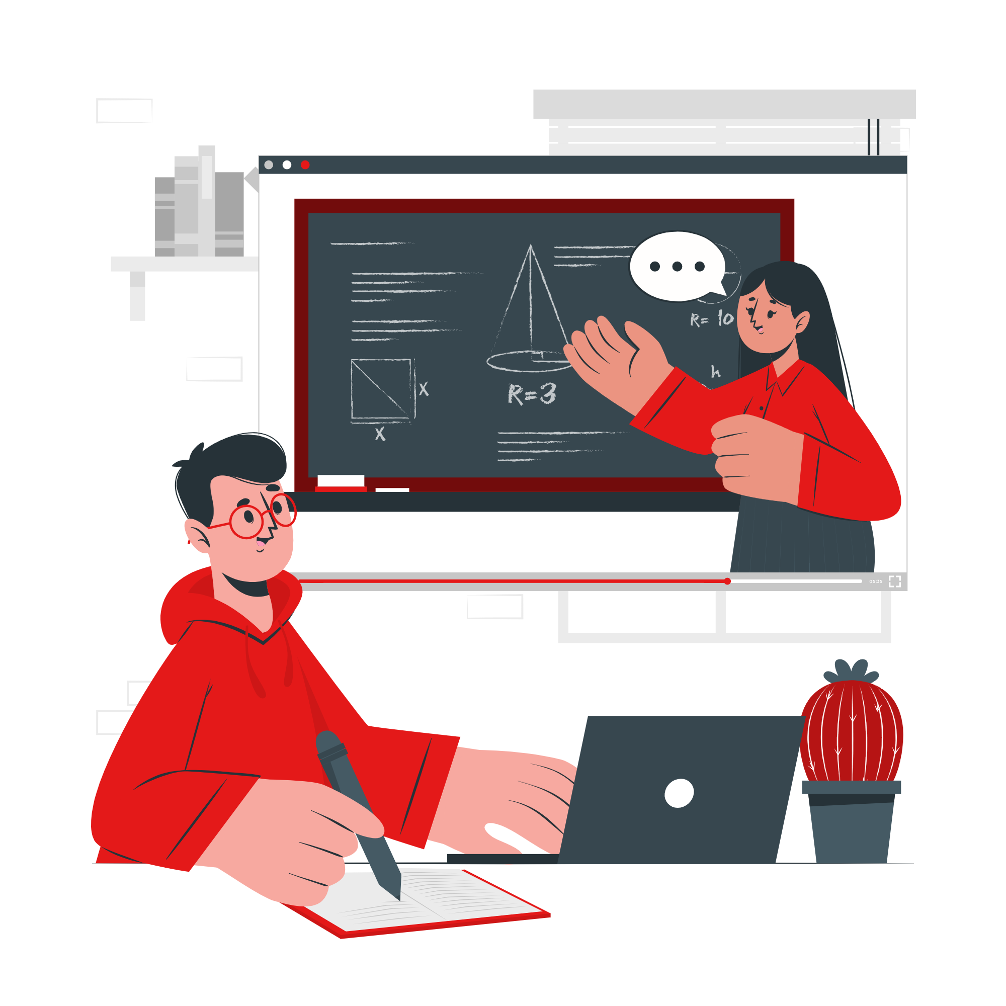 Ilustracion de capacitaciones